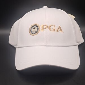 PGA White Golf Cap